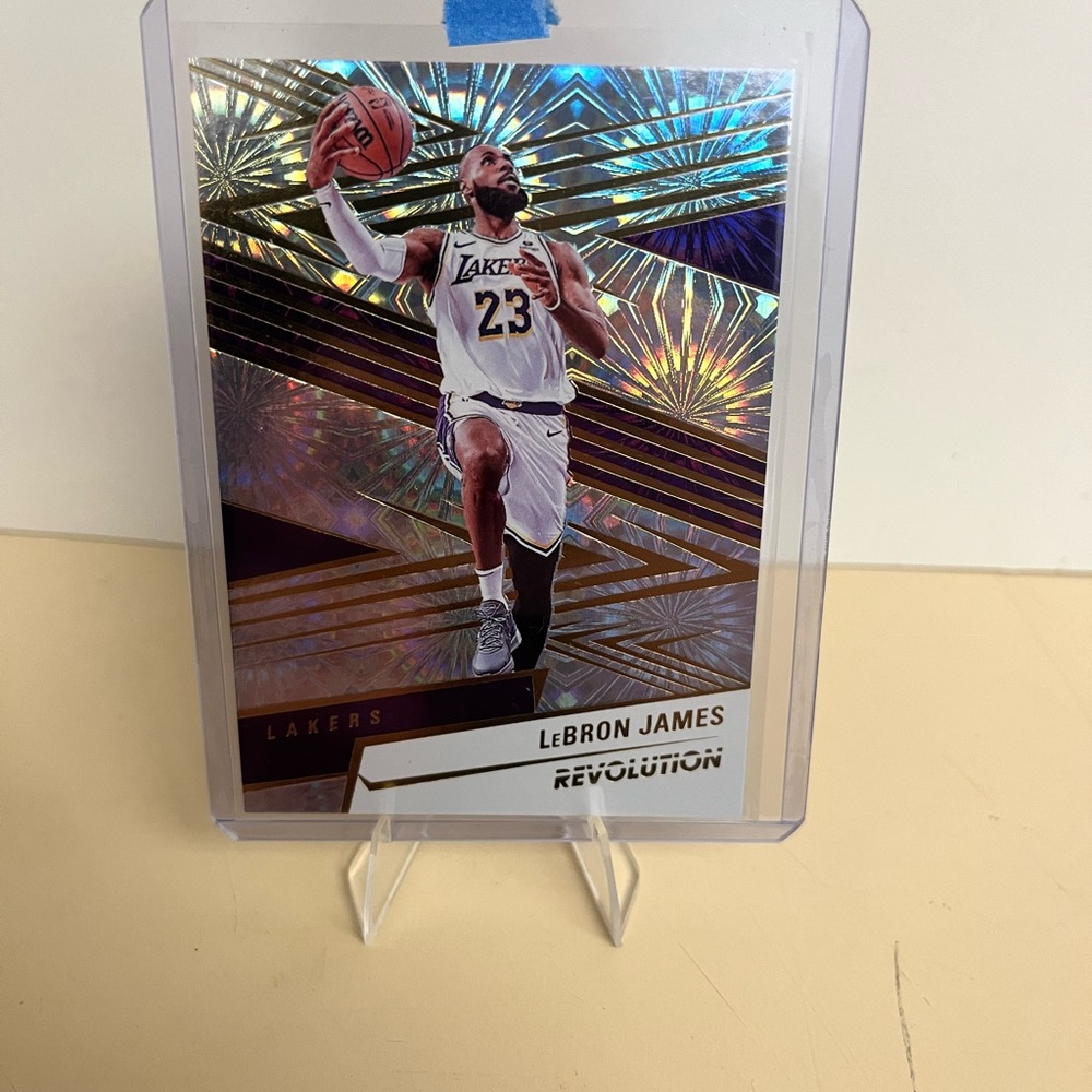 LeBron James Lakers Revolution fireworks Card